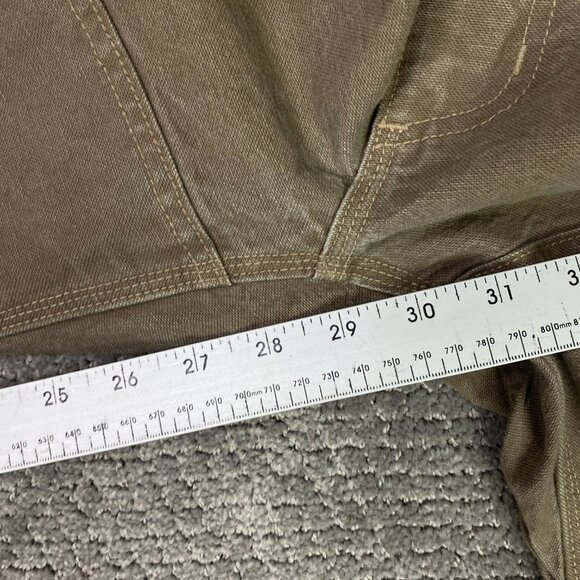 Edgevale Pants Men's 34 x 30 Fits 35 x 29 Brown Double Knee Work Cordura Fabric - Picture 16 of 16
